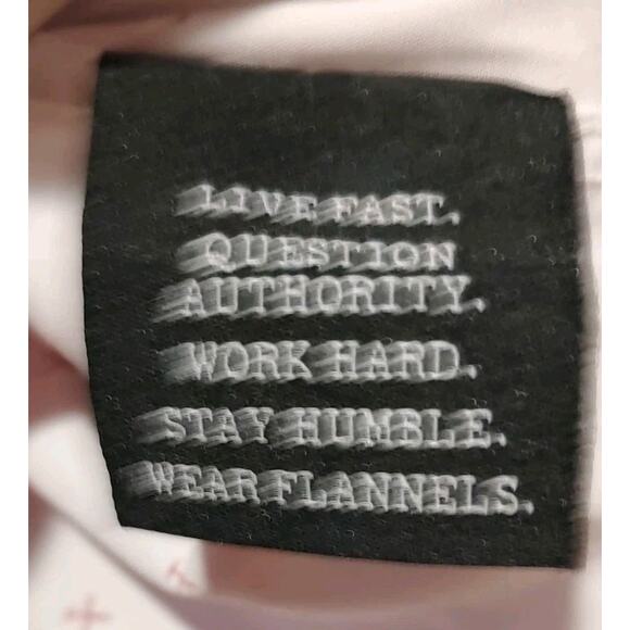 Men's DIXXON Flannel The CHAD Shirt White with red hammer and wrench - 2XL - Picture 7 of 8